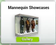 Mannequin showcases